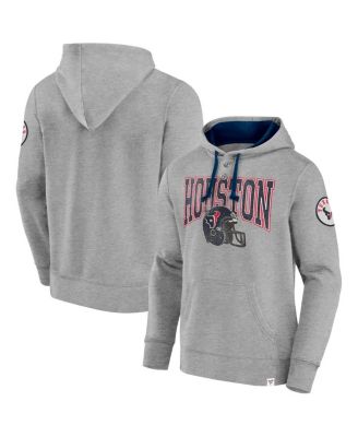 Fanatics - Men's Heather Gray Houston Texans Label Maker Pullover Hoodie