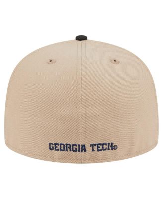 Men's Khaki Georgia Tech Yellow Jackets Two-Tone 59FIFTY Fitted Hat