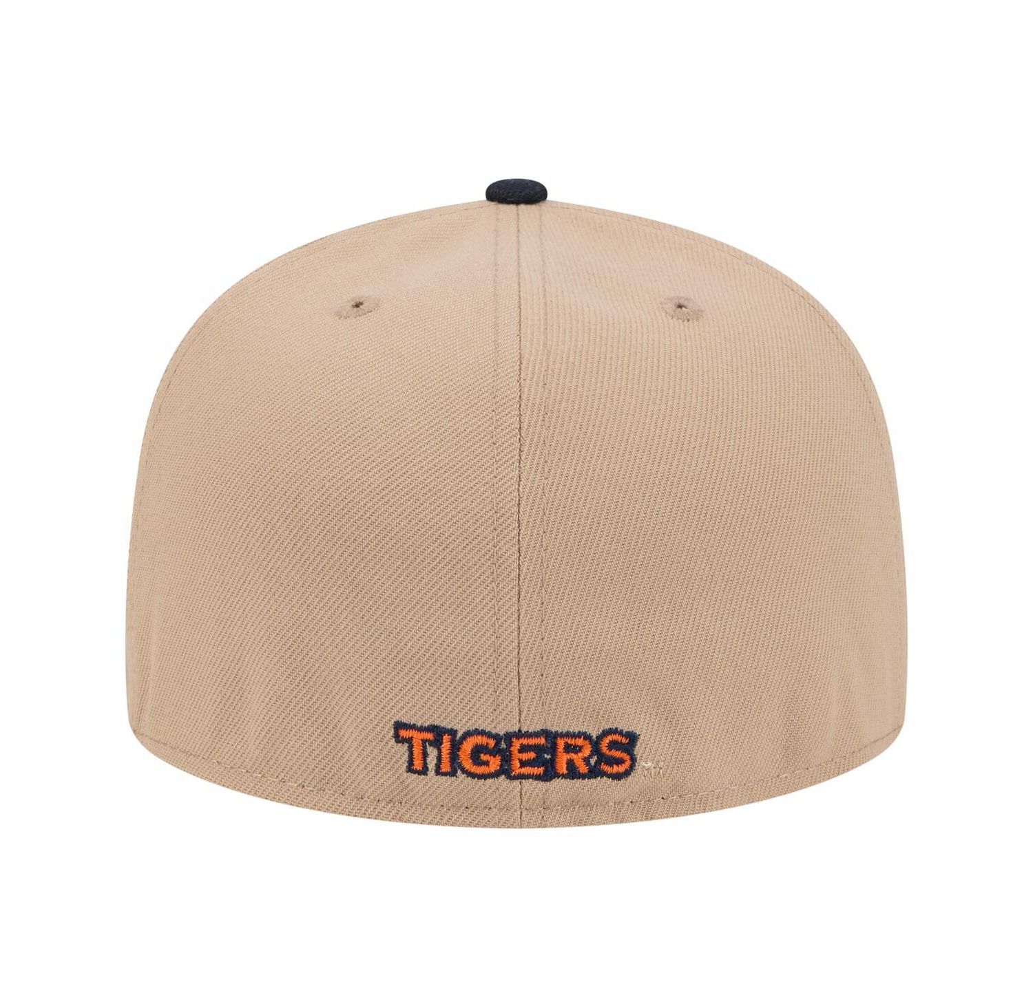Men's Khaki Auburn Tigers Two-Tone 59FIFTY Fitted Hat