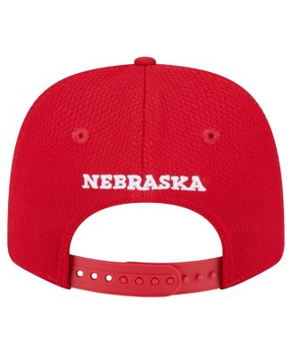 Men's Scarlet Nebraska Huskers COOLERA 9SEVENTY Rope Stretch-Snap Hat