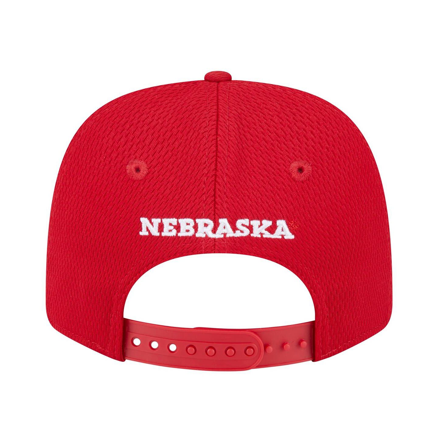 Мужской головной убор New Era Scarlet Nebraska Huskers Coolera 9SEVENTY Rope Stretch-Snap Hat — фото 4