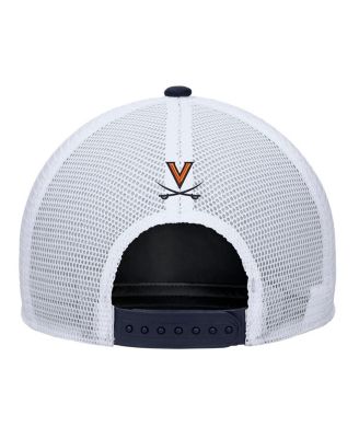 Men's Navy Virginia Cavaliers 2025 On-Field Rise Trucker Performance Adjustable Hat