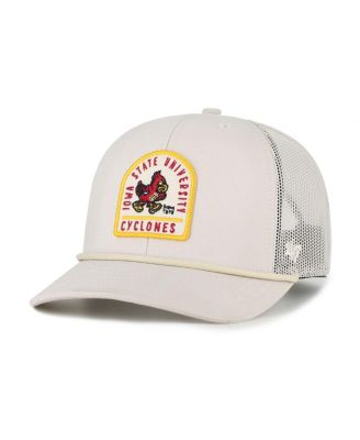 '47 Brand - Men's and Women's Cream Iowa State Cyclones Core Inline Gravestone Adjustable Trucker Hat