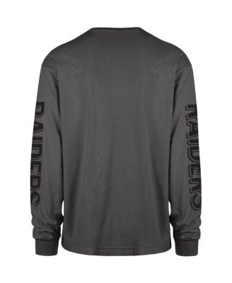Men's Black Las Vegas Raiders Cairn Ravine Foundation Long Sleeve T-Shirt