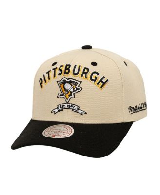 Mitchell & Ness - Men's Cream Pittsburgh Penguins Soul Legacy Defined Two-Tone Pro Crown Adjustable Hat