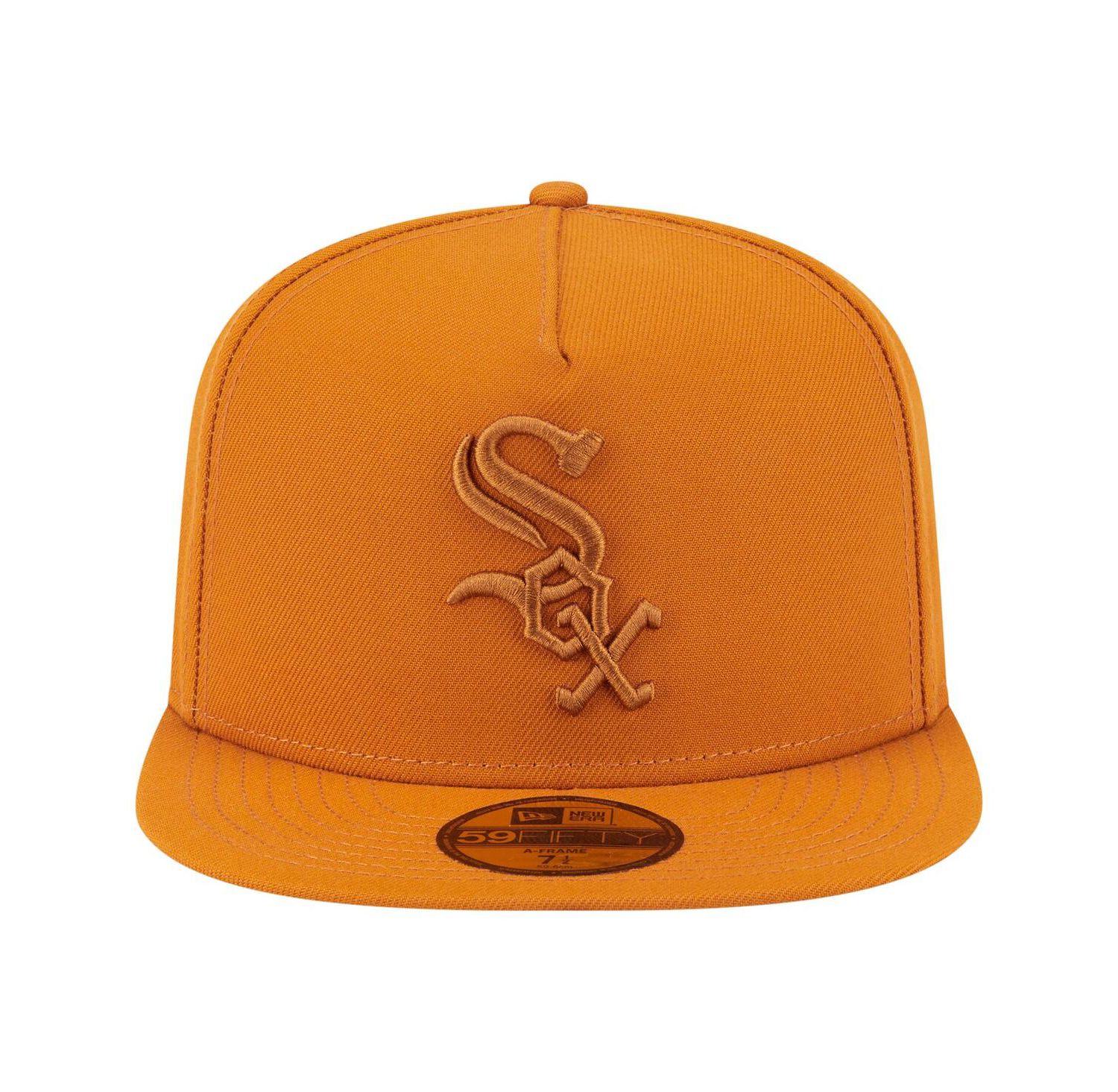 Men's Orange Chicago White Sox Color Pack A-Frame 59FIFTY Fitted Hat