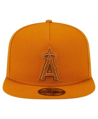 Men's Orange Los Angeles Angels Color Pack A-Frame 59FIFTY Fitted Hat