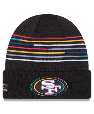 New Era - Men's Black San Francisco 49ers 2025 NFL Crucial Catch Cuffed Knit Hat