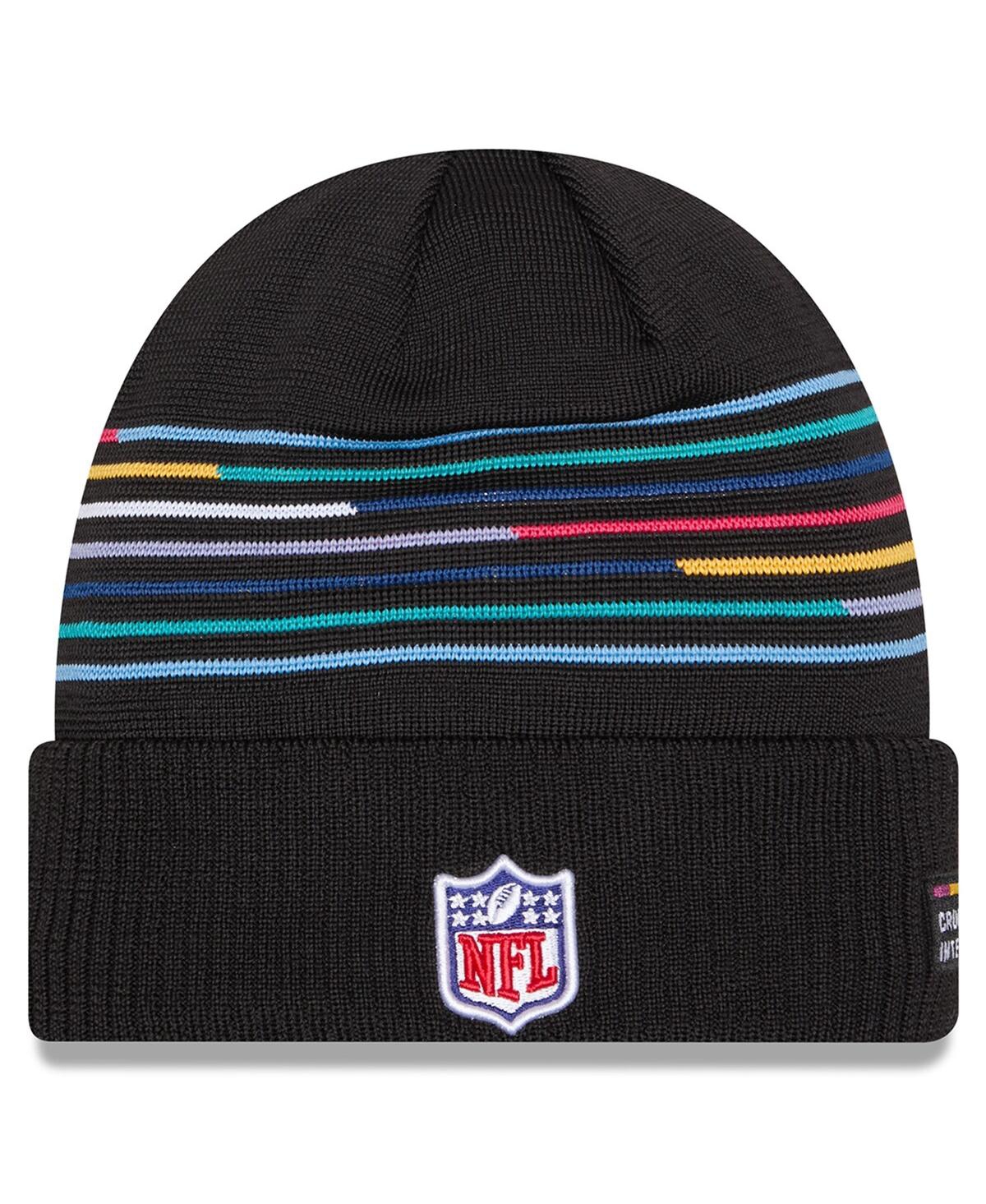 New Era Men's Black Arizona Cardinals 2025 Nfl Crucial Catch Cuffed Knit Hat