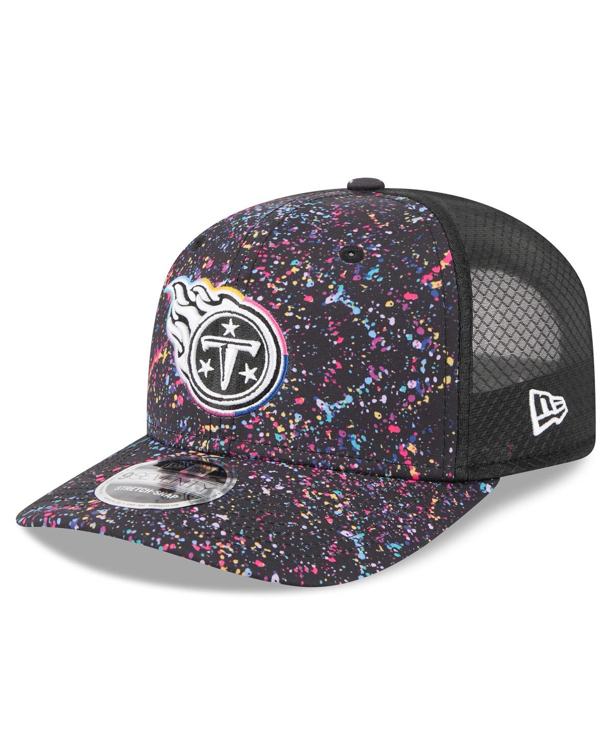 New Era Men's Black Tennessee Titans 2025 Nfl Crucial Catch 9seventy Adjustable Hat In Black