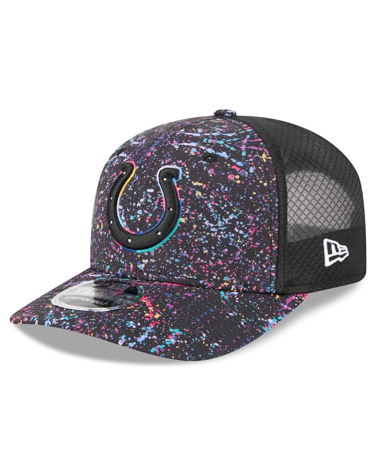 New Era Men's Black Indianapolis Colts 2025 Nfl Crucial Catch 9seventy Adjustable Hat In Black