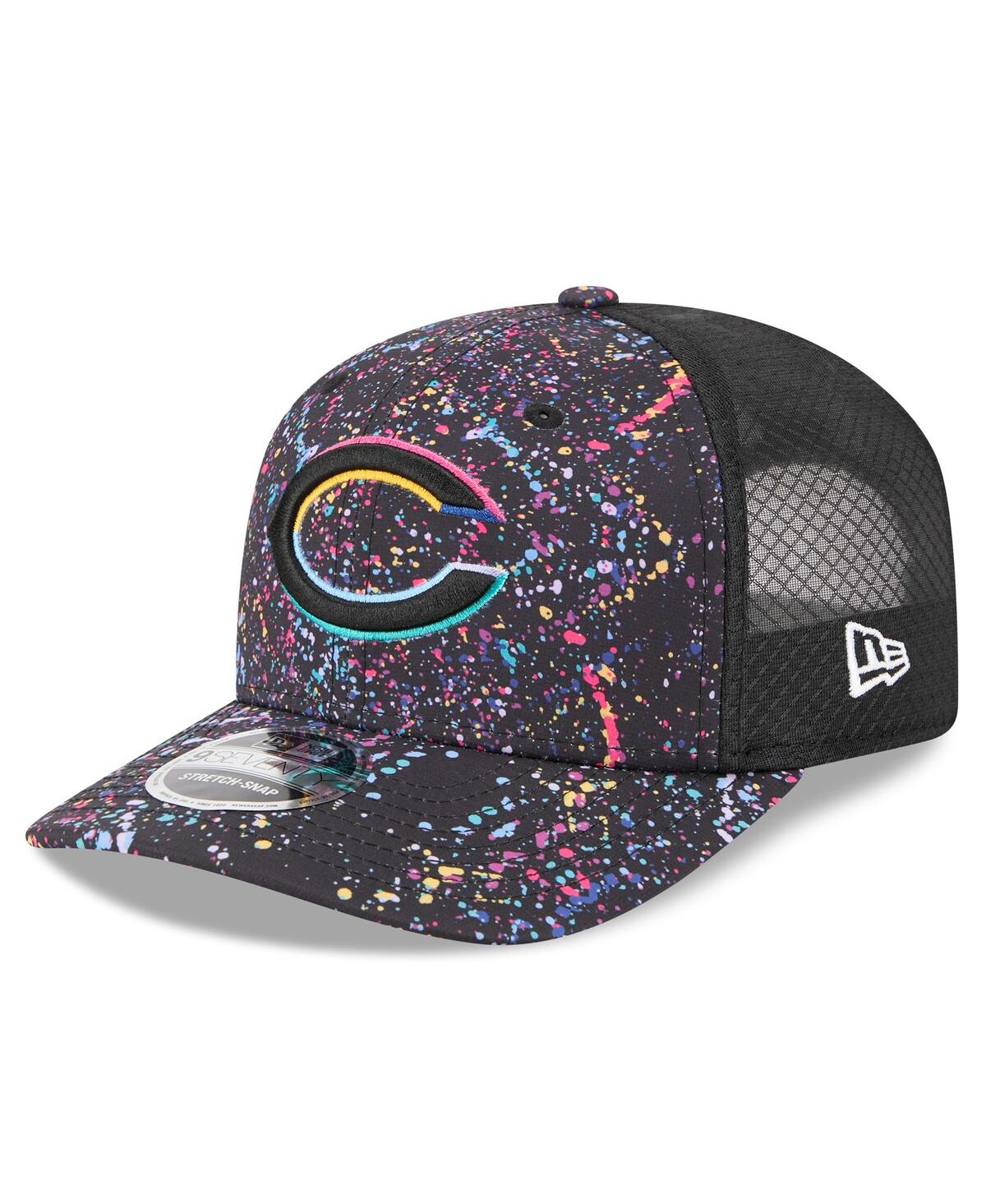 New Era Men's Black Chicago Bears 2025 Nfl Crucial Catch 9seventy Adjustable Hat In Black