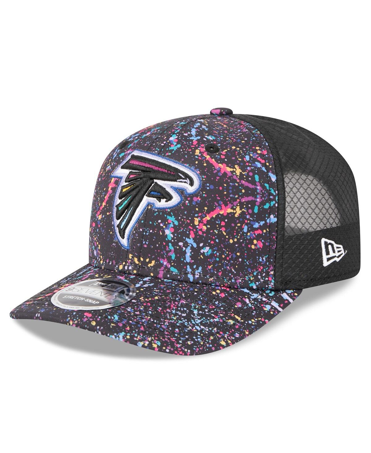 New Era Men's Black Atlanta Falcons 2025 Nfl Crucial Catch 9seventy Adjustable Hat In Black