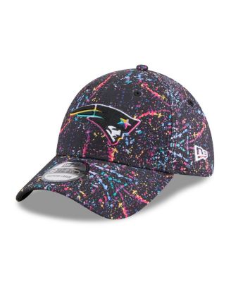 Men's Black New England Patriots 2025 NFL Crucial Catch 39THIRTY Flex Hat