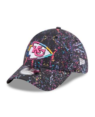 Men's Black Kansas City Chiefs 2025 NFL Crucial Catch 39THIRTY Flex Hat