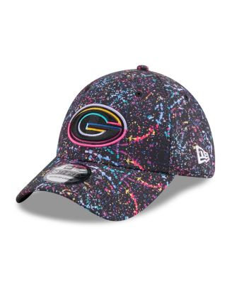 Men's Black Green Bay Packers 2025 NFL Crucial Catch 39THIRTY Flex Hat