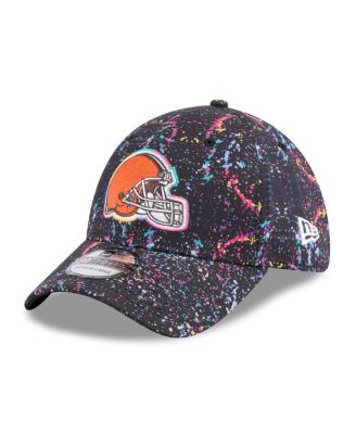 Men's Black Cleveland Browns 2025 NFL Crucial Catch 39THIRTY Flex Hat