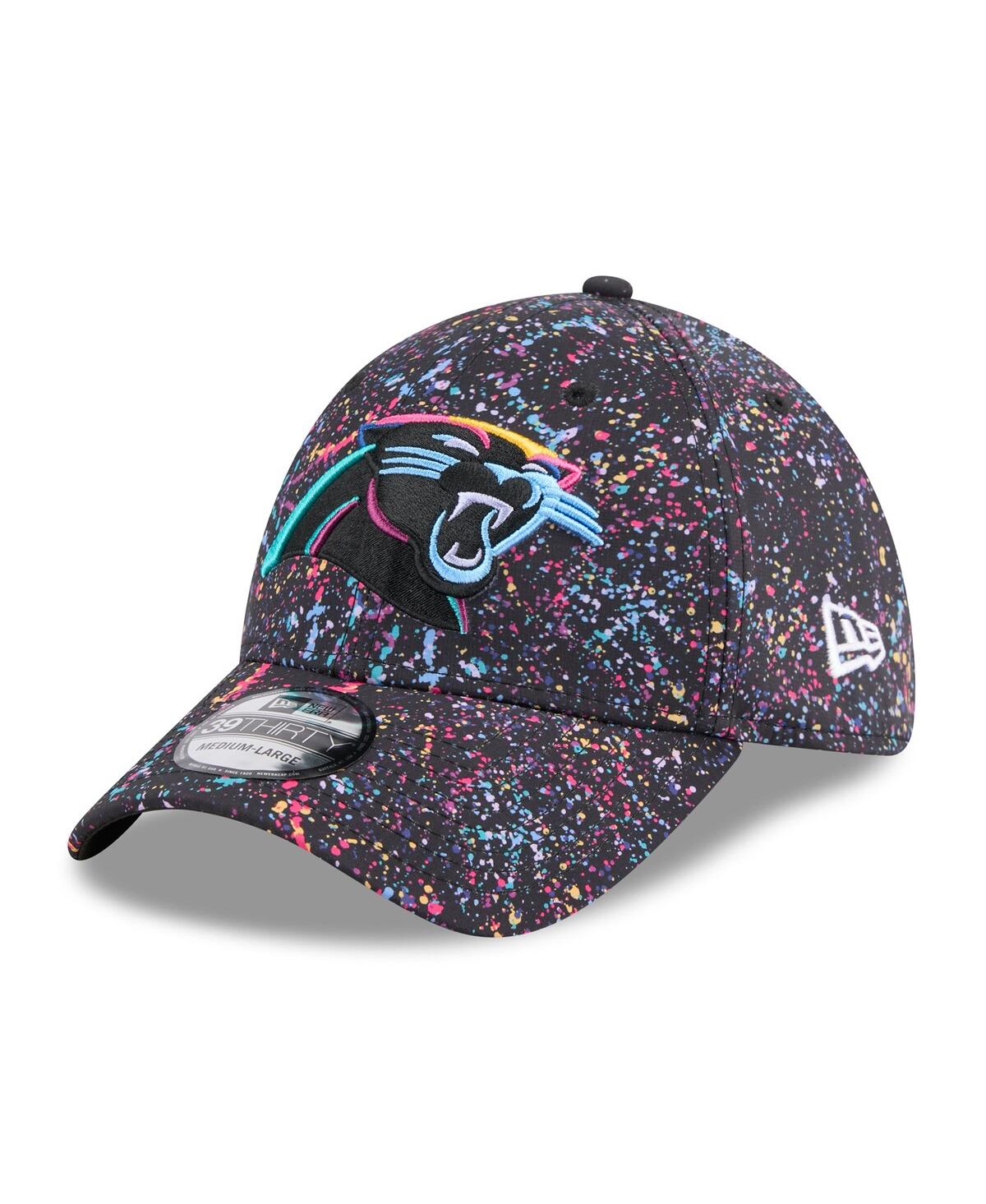 New Era Men's Black Carolina Panthers 2025 Nfl Crucial Catch 39thirty Flex Hat In Black