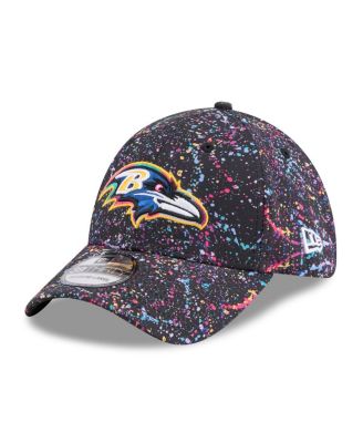 Men's Black Baltimore Ravens 2025 NFL Crucial Catch 39THIRTY Flex Hat