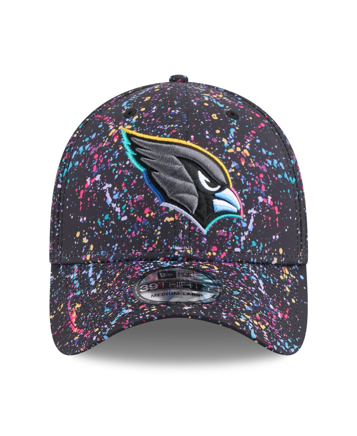 New Era Men's Black Arizona Cardinals 2025 Nfl Crucial Catch 39thirty Flex Hat In Black