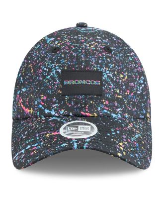 Women's Black Denver Broncos 2025 NFL Crucial Catch Pony Tail Adjustable Hat