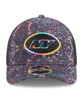 Men's Black New York Jets 2025 NFL Crucial Catch 9FORTY Adjustable Hat