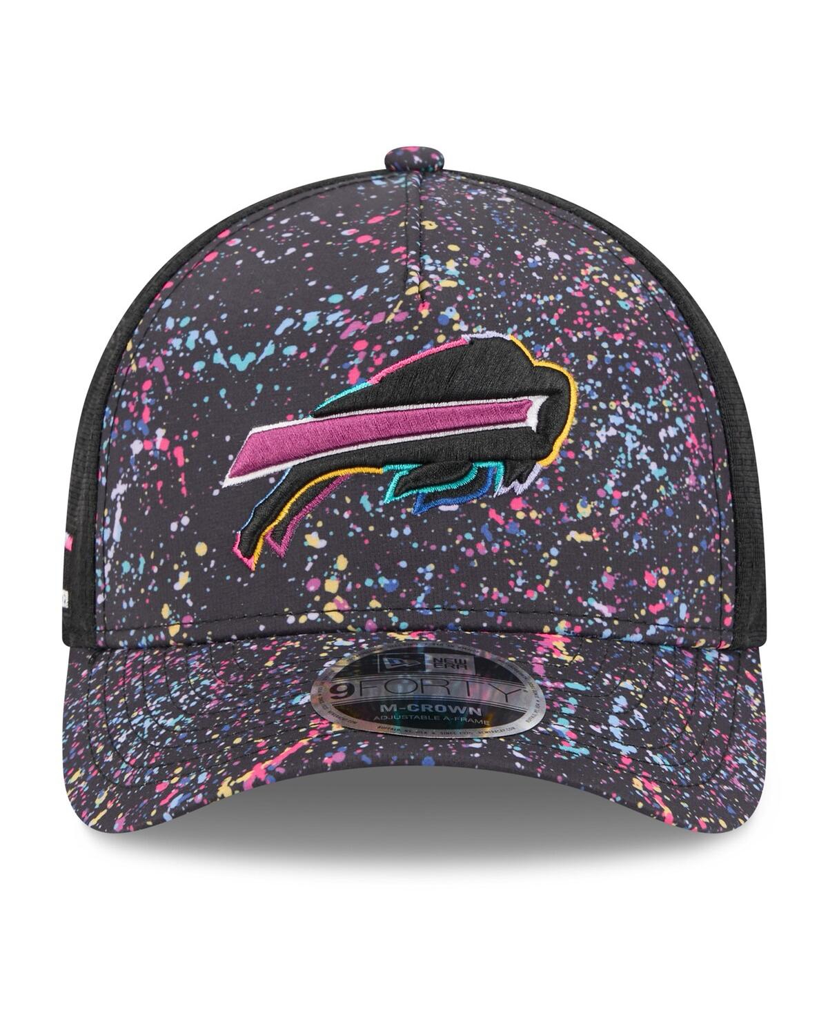 New Era Men's Black Buffalo Bills 2025 Nfl Crucial Catch 9forty Adjustable Hat In Black