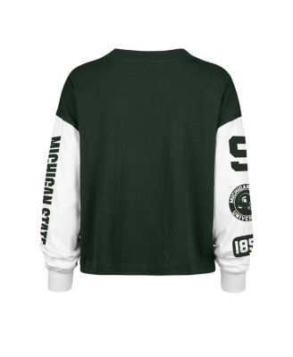 Women's Green Michigan State Spartans Sydney Long Sleeve T-Shirt