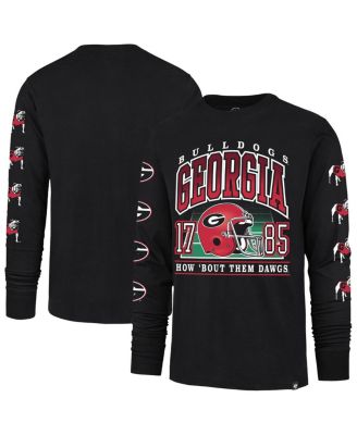 '47 Brand - Men's Black Georgia Bulldogs Go Big Long Sleeve T-Shirt