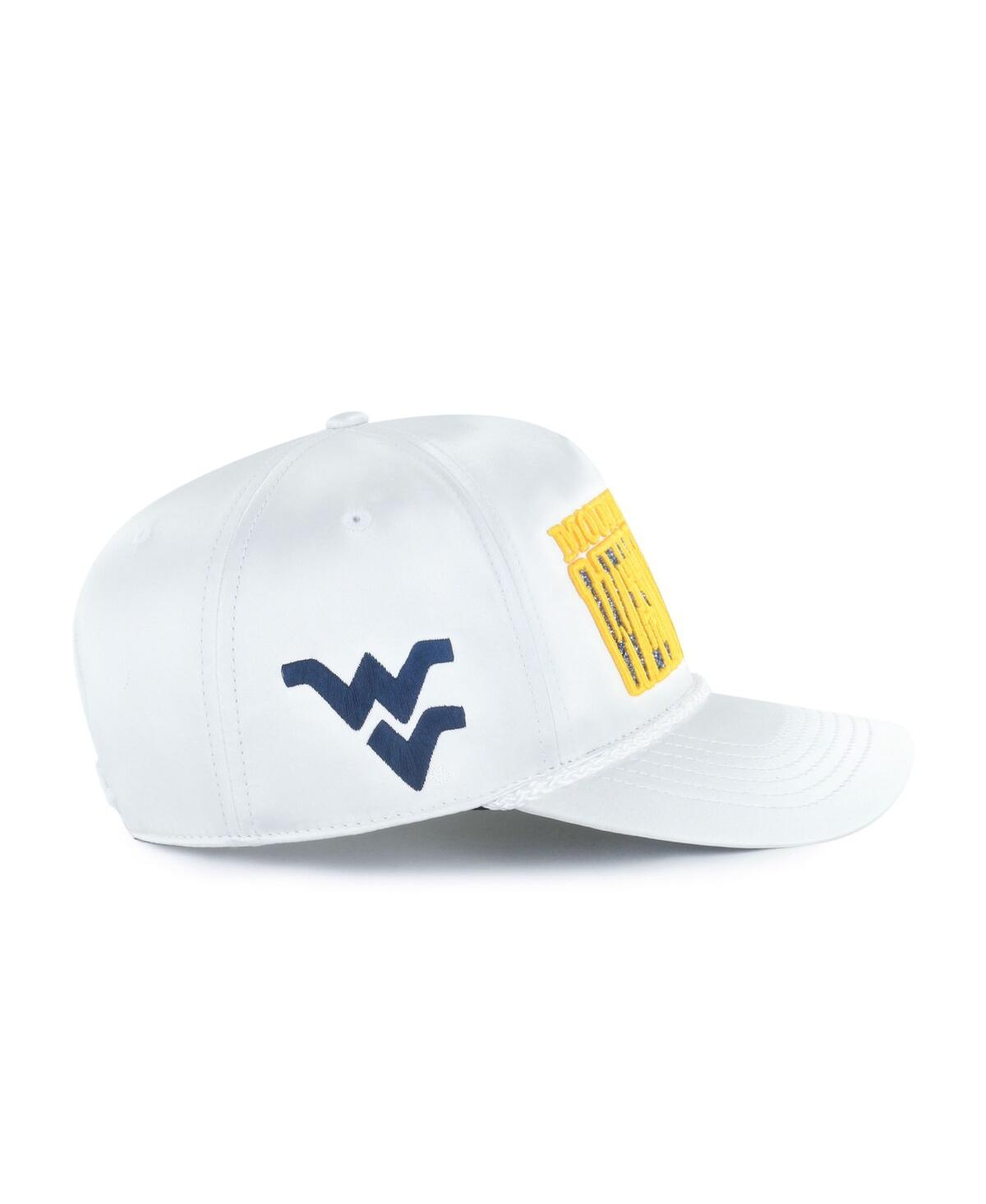 47 Brand Women's White West Virginia Mountaineers Outspoken Hitch Adjustable Hat In White