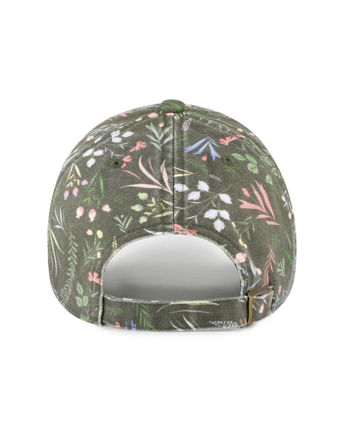 47 Brand Women's Moss Green Cal Bears Verbena Clean Up Adjustable Hat In Multi
