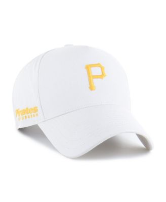 '47 Brand - Men's White Pittsburgh Pirates Foundational Pinch Offside Adjustable Hat
