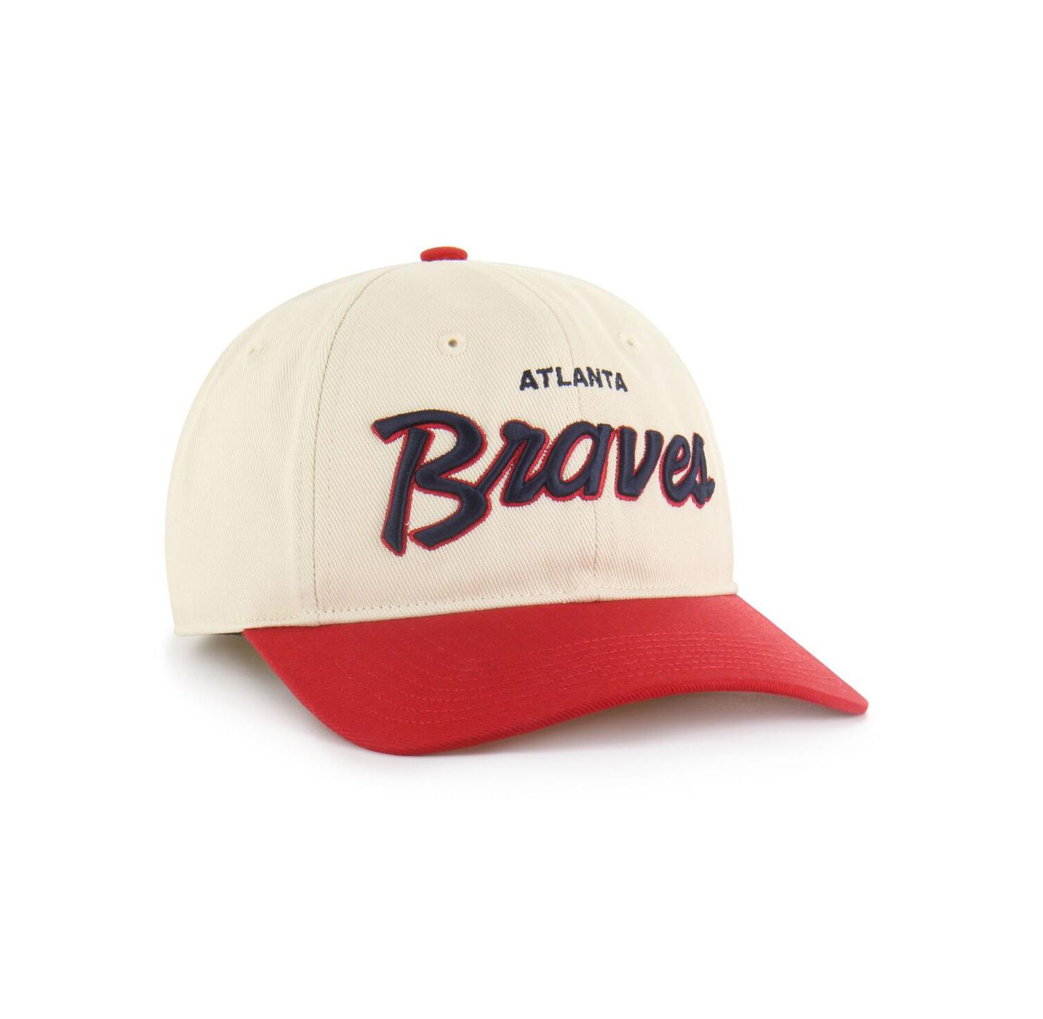 Men's Natural Atlanta Braves Crosstown Franchise Fitted Hat