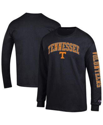 Champion - Men's Black Tennessee Volunteers Arch Over Logo 2-Hit Long Sleeve T-Shirt