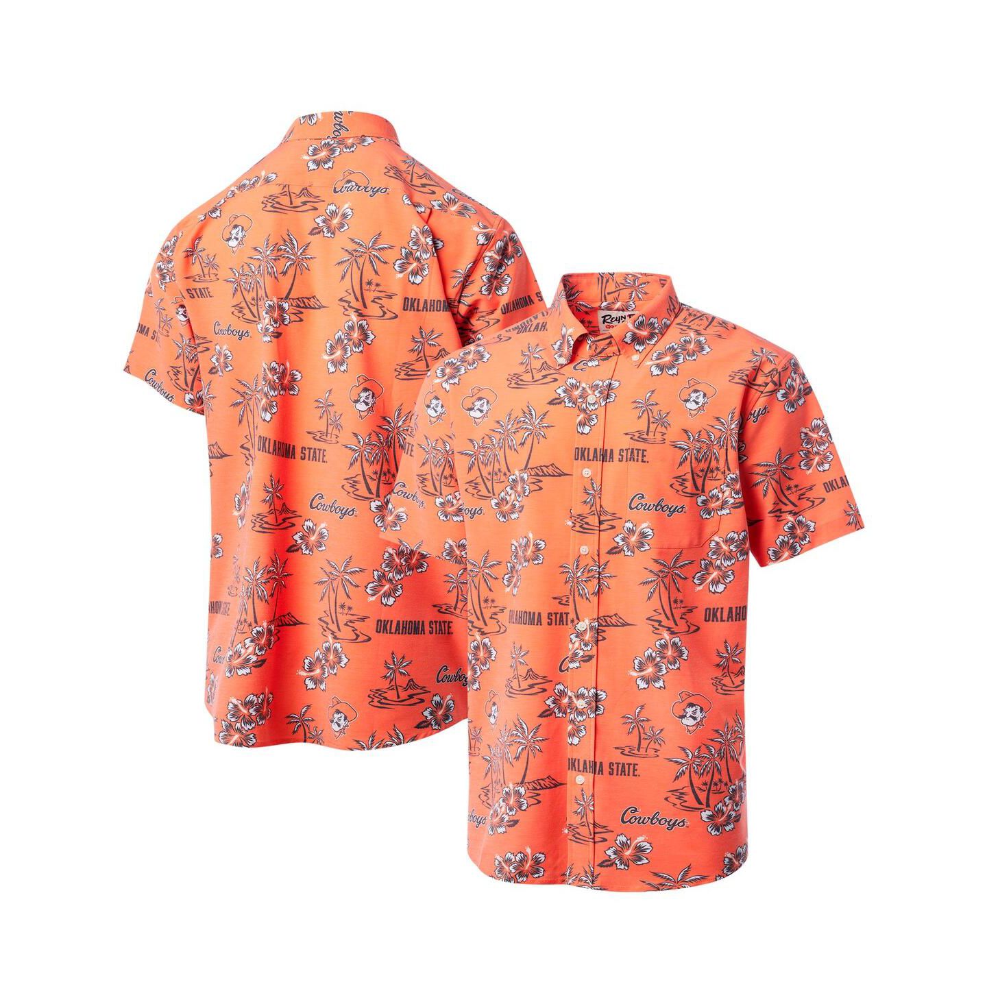 Мужская рубашка Reyn Spooner Orange Oklahoma State Cowboys Classic Button-Up — фото 1