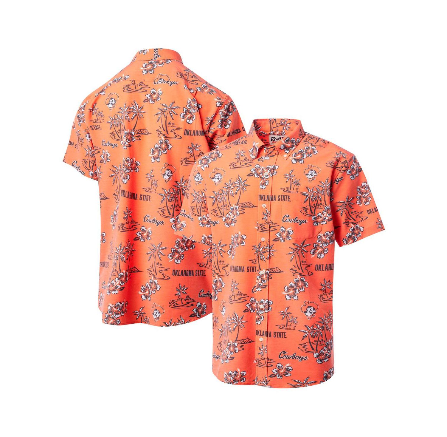 Men's Orange Oklahoma State Cowboys Classic Button-Up Shirt