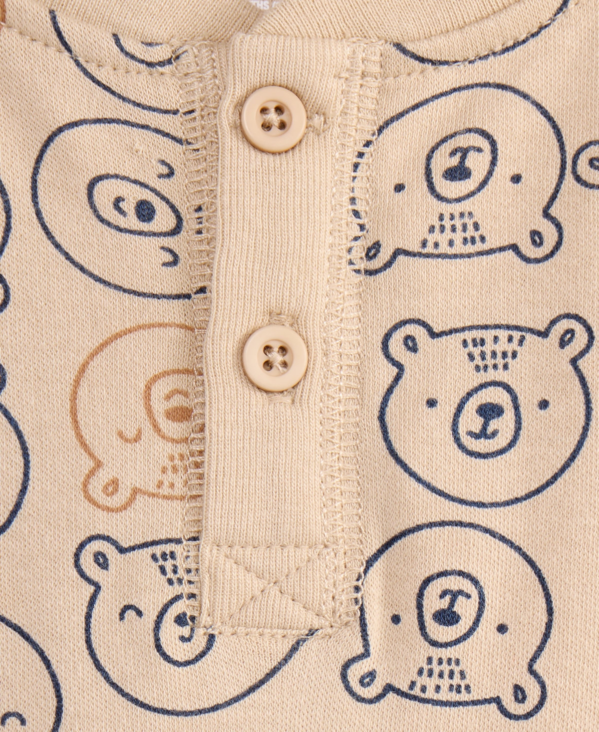 First Impressions Baby Boys Bear-print Coverall, Macy's Exclusive In Neutral