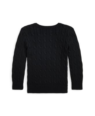 Boys 2-7 Cable-Knit Cotton Sweater