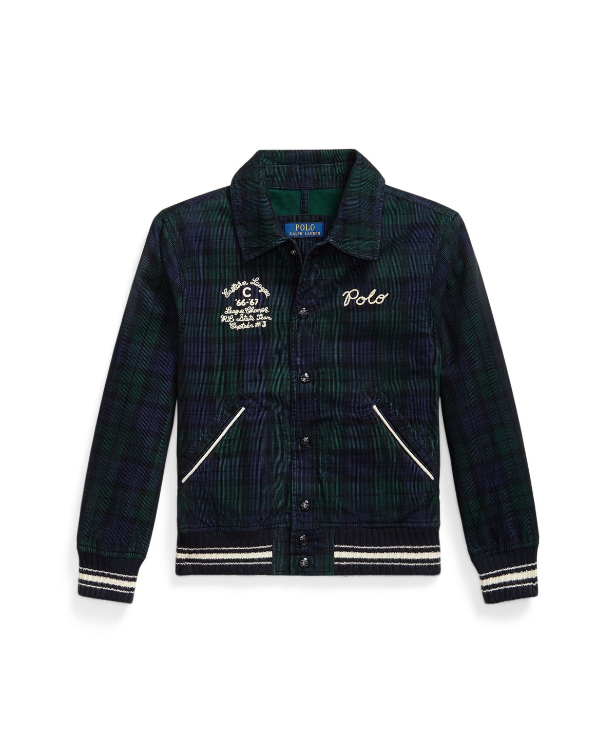 Polo Ralph Lauren Boys 8-20 Plaid Long Sleeves Jacket