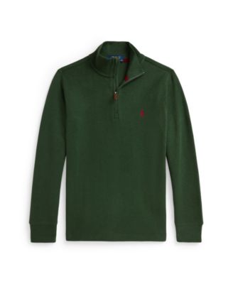 Boys' 8-20 Estate-Rib Quarter-Zip Pullover