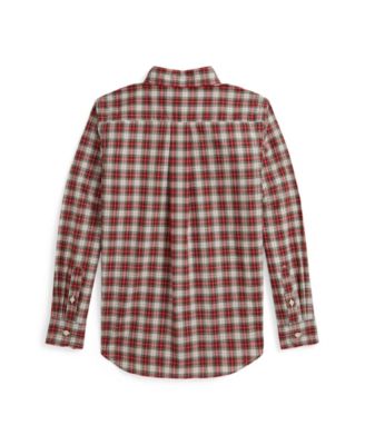 Big Boys' 8-20 Plaid Shirt