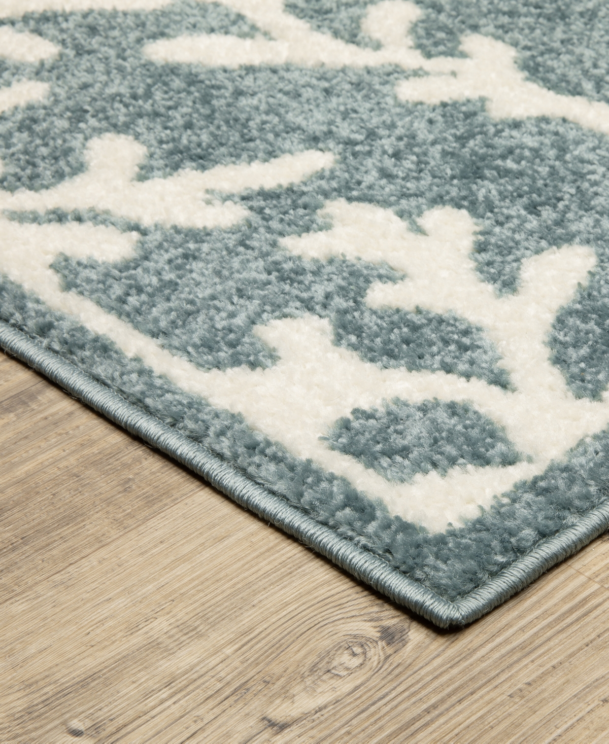 Oriental Weavers Quinn Qui07 5' X 8' Area Rug In Blue