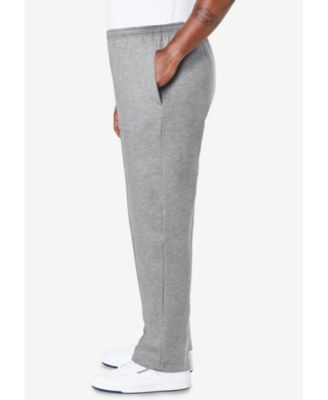 Big & Tall Men S Fleece Open-Bottom Sweatpants