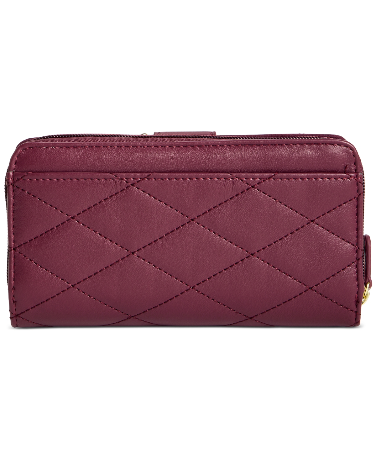 Giani Bernini Aio Quilted Wallet, Macy's Exclusive In Pink