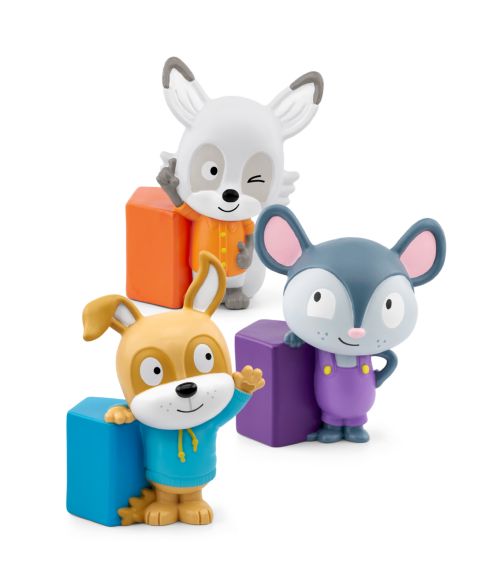 Детские фигурки Tonies Lalalinos Akio, Scout and Cosmo Figurines, 3 Pack
