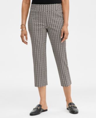 Women's Printed Rivet Capri Pants, Macy's Exclusive