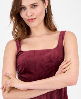 Women's Square Neck Short Dress