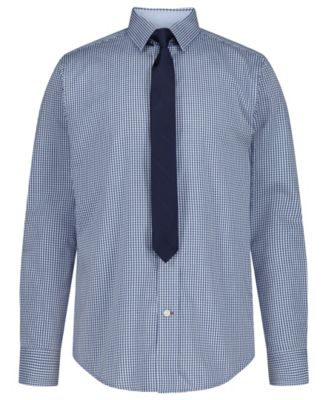 Boys' 8-20 Long Sleeve Stretch Murray Check Shirt