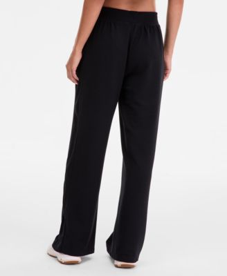 Women's Ribbed Knit Wide Leg Pants
