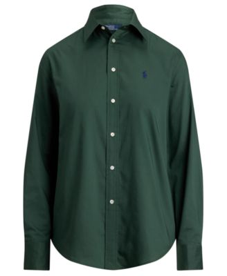 Women's Classic-Fit Cotton Twill Shirt